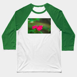 ela water drops on red Baseball T-Shirt